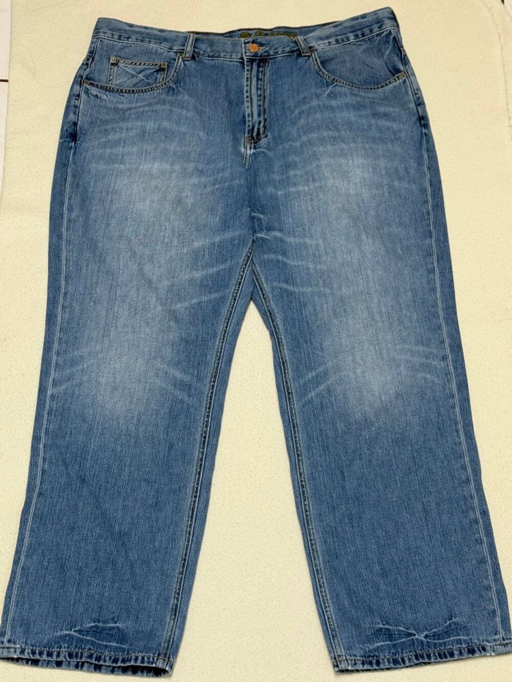 Tommy Bahama Denim Jeans Men's Classic Fit Light Blue Denim Pants - 42"x30"